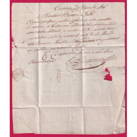 MARQUE 57 TOURCOING NORD 1806 POUR GAND BELGIQUE
