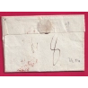 MARQUE P72P VERSAILLES SEINE ET OISE PPPP ROUGE 1810 POUR ST FLOUR CANTAL LETTRE COVER