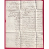 MARQUE P72P VERSAILLES SEINE ET OISE PPPP ROUGE 1810 POUR ST FLOUR CANTAL LETTRE COVER