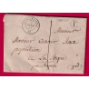 CAD TYPE 15 BAGNOLS SUR CEZE GARD TAXE LOCALE 1 BOITE RURALE J VENEJAN POUR LA ROQUE LETTRE COVER