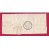 CAD TYPE 15 LAGUIOLE AVEYRON 1849 BOITE RURALE E CURIERES POUR ST COME TAXE TAMPON 2 LETTRE COVER