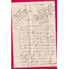 CAD TYPE 15 LAGUIOLE AVEYRON 1849 BOITE RURALE E CURIERES POUR ST COME TAXE TAMPON 2 LETTRE COVER
