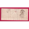 CAD TYPE 15 MARCILLAC D'AVEYRON BOITE RURALE D CLAIRVAUX POUR ANIANE HERAULT 1852 LETTRE COVER