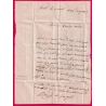 CAD TYPE 15 MARCILLAC D'AVEYRON BOITE RURALE D CLAIRVAUX POUR ANIANE HERAULT 1852 LETTRE COVER