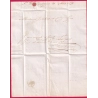 N°14 PC 3387 LA TOUR DU PIN ISERE OR ST VICTOR DE CESSIEU POUR LYON LA GUILLOTIERE LETTRE COVER
