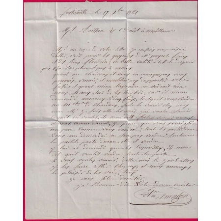 N°14 PC 131 ARLES SUR RHONE BOUCHES DU RHONE OR FONTVIELLE POUR MAILLANNE LETTRE COVER