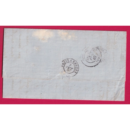 N°29 GC 1036 CLAIRAC LOT ET GARONNE BOITE RURALE F GRANGES SUR LOT POUR MORLAIX FINISTERE LETTRE COVER