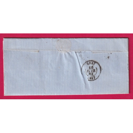 N°22 GC 305 BAR LE DUC MEUSE BOITE RURALE Q ROBERT ESPAGNE POUR GRAY HAUTE SAONE LETTRE COVER