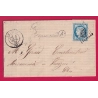 N°60 GC 828 CHABLIS YONNE BOITE RURALE F ST CYR LES COLONS POUR VIERZON CHER LETTRE COVER