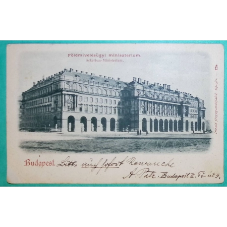 POST CARD CARTE POSTALE BUDAPEST HUNGARY POUR ROTTERDAM NETHERLANDS COVER