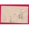N°60 GC 828 CHABLIS YONNE BOITE RURALE F ST CYR LES COLONS POUR VIERZON CHER LETTRE COVER