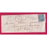 N°90 BOURMONT HAUTE MARNE BOITE RURALE H GRAFFIGNY CHEMIN POUR CHAUMONT LETTRE COVER