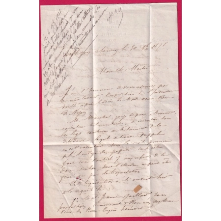 N°90 BOURMONT HAUTE MARNE BOITE RURALE H GRAFFIGNY CHEMIN POUR CHAUMONT LETTRE COVER