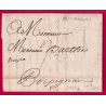 MARQUE DE ST HIPPOLYTE DU GARD LENAIN N°3 1768 INDICE 12 POUR PERPIGNAN PYRENEES ORIENTALES LETTRE COVER