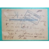 ENTIER ROUMANIE ROMANIA DEPART CONSTANTA POUR PARIS CACHET ENTREE BLEU PARIS ETRANGER 1894 COVER FRANCE