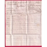 MARQUE B COURONNE BORDEAUX LENAIN N°3 INDICE 14 1713 POUR BRUGES BELGIQUE LETTRE COVER