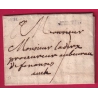 MARQUE BEAUMONT DE LOMAGNE HAUTE GARONNE LENAIN N°3 INDICE 17 1781 POUR AUCH LETTRE COVER