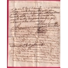 MARQUE BEAUMONT DE LOMAGNE HAUTE GARONNE LENAIN N°3 INDICE 17 1781 POUR AUCH LETTRE COVER