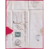 N°10 PC 2128 MONTPELLIER HERAULT TAXE MANUSCRIT 25 POUR LUNEL LETTRE COVER