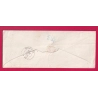 N°4 BLEU FONCE SUR JAUNATRE PC 601 CANNES VAR POUR GRASSE 1852 ALPES MARITIMES LETTRE COVER