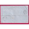 N°14 PARIS A2 60 A2 LOSANGE AS2 POUR ROANNE LOIRE LETTRE COVER