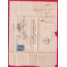 N°22 GC 3981 TOULON VAR BOITE RURALE B ILE DE PORQUEROLLES POUR DRAGUIGNAN LETTRE COVER
