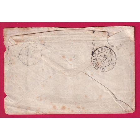 N°29 X2 GC 2240 MARSEILLE POUR HANOVRE HANOVER ALLEMAGNE TAXE 2 AFFR INSUF LETTRE COVER