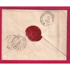 N°37 + 20 CAD VERSAILLES SEINE ET OISE 10 SEPTEMBRE 1871 ST TRIVIERS DE COURTES AIN LETTRE COVER