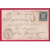 N°60 VILLEFRANCHE SUR MER ALPES MARITIMES TAXE 40 SPECIAL CHIFFRES MAIGRES POUR DRAGUIGNAN VAR LETTRE COVER
