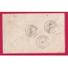 N°60 VILLEFRANCHE SUR MER ALPES MARITIMES TAXE 40 SPECIAL CHIFFRES MAIGRES POUR DRAGUIGNAN VAR LETTRE COVER