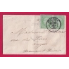 N°35 PAIRE CAD TYPE 17 BORDEAUX GIRONDE 30 MAI 1872 POUR ANGERS MAINE ET LOIRE LETTRE COVER