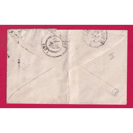 N°35 PAIRE CAD TYPE 17 BORDEAUX GIRONDE 30 MAI 1872 POUR ANGERS MAINE ET LOIRE LETTRE COVER
