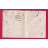 N°35 PAIRE CAD TYPE 17 BORDEAUX GIRONDE 30 MAI 1872 POUR ANGERS MAINE ET LOIRE LETTRE COVER