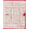 LETTRE DE NANTES LOIRE INFERIEURE 1698 TEXTE PROCES DE RENNES ILLE ET VILAINE LETTRE COVER