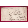 LETTRE ACHEMINEE DE TURIN ITALIE 1827 POSTEE A MARSEILLE MARQUE P12P MARSEILLE POUR MONTPELLIER LETTRE COVER