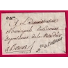 FRANCHISE MINISTRE DE L'INTERIEUR 1ER DIVISION POUR BEAUNE COTE D'OR PERIODE REVOLUTIONNAIRE LETTRE COVER