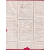 MARQUE OVALE FRANCO VENEZIA VENISE 1838 POUR BORDEAUX ENTREE ITALIE PAR ANTIBES VAR LETTRE COVER