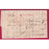 MARQUE ANGLETERRE EN ROUGE LETTRE DE LONDRES LONDON 1830 POUR BORDEAUX GIRONDE COVER