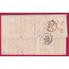MARQUE ANGLETERRE EN ROUGE LETTRE DE LONDRES LONDON 1830 POUR BORDEAUX GIRONDE COVER