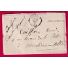 LETTRE EN FRANCHISE DES POSTES CAD TYPE 16 ALLEGRE HAUTE LOIRE POUR LA POSTE DE MOULINS ALLIER 1873 LETTRE COVER