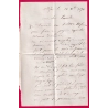 LETTRE EN FRANCHISE DES POSTES CAD TYPE 16 ALLEGRE HAUTE LOIRE POUR LA POSTE DE MOULINS ALLIER 1873 LETTRE COVER