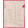TAXE N°2 CAD TYPE 15 CONCHES EN OUCHES EURE POUR LA BONNEVILLE 1859 LETTRE COVER