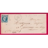 N°22 PC DU GC 231 AUNEUIL OISE POUR GOURNAY EN BRAY SEINE INFERIEURE INDICE 15 LETTRE COVER