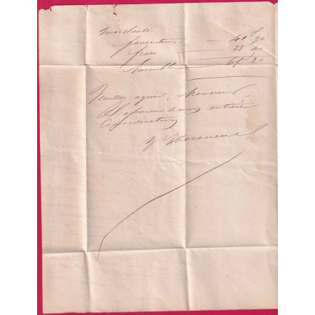 N°22 PC DU GC 1396 EVERMEU SEINE INFERIEURE CAD TYPE 15 INDICE 17 POUR DIEPPE LETTRE COVER