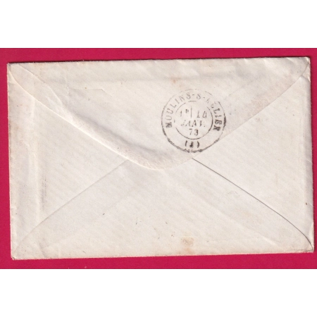 N°53 PAIRE LE PUY EN VELAY HAUTE LOIRE TARIF CARTE DE VISITE POUR MOULINS ALLIER COMMIS DES POSTES LETTRE COVER
