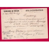 CARTE PRECUSEUR VERRERIES DE TRELON REPIQUAGE PRIVEE 1877 NORD POUR EPERNAY MARNE LETTRE COVER