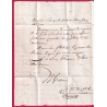 MARQUE P41P ISSENGEAUX HAUTE LOIRE 1828 POUR LYON LETTRE COVER