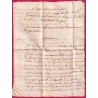 MARQUE 31 FLEURANCE GERS 1816 CACHET FLEUR DE LYS MAIRIE DE CEZAN POUR GRENOBLE ISERE LETTRE COVER
