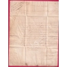 CURSIVE GRATTEE 41 MONTFAUCON HAUTE LOIRE 1831 CAD TYPE 12 ISSENGEAUX TEXTE DE DUNIERES POUR ST ETIENNE LOIRE LETTRE