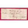 CURSIVE 25 MORAS DROME CAD TYPE 12 ST VALLIER POUR ANNONAY 1832 INDICE 10 LETTRE COVER